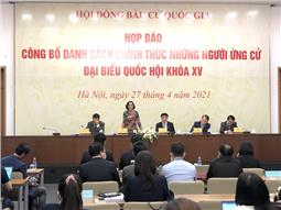 Công bố danh sách 868 người ứng cử đại biểu Quốc hội khóa XV